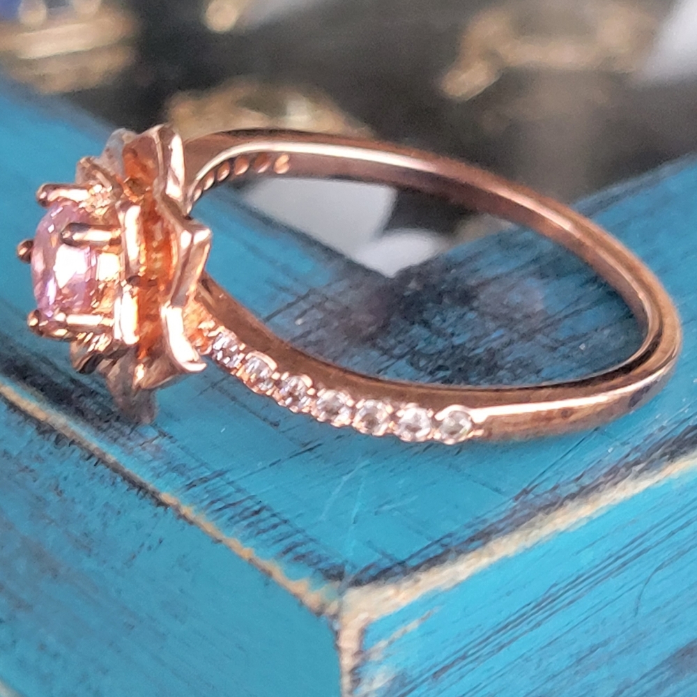 Fragrant Jewels Pink Rose Ring - Picture 4 of 8